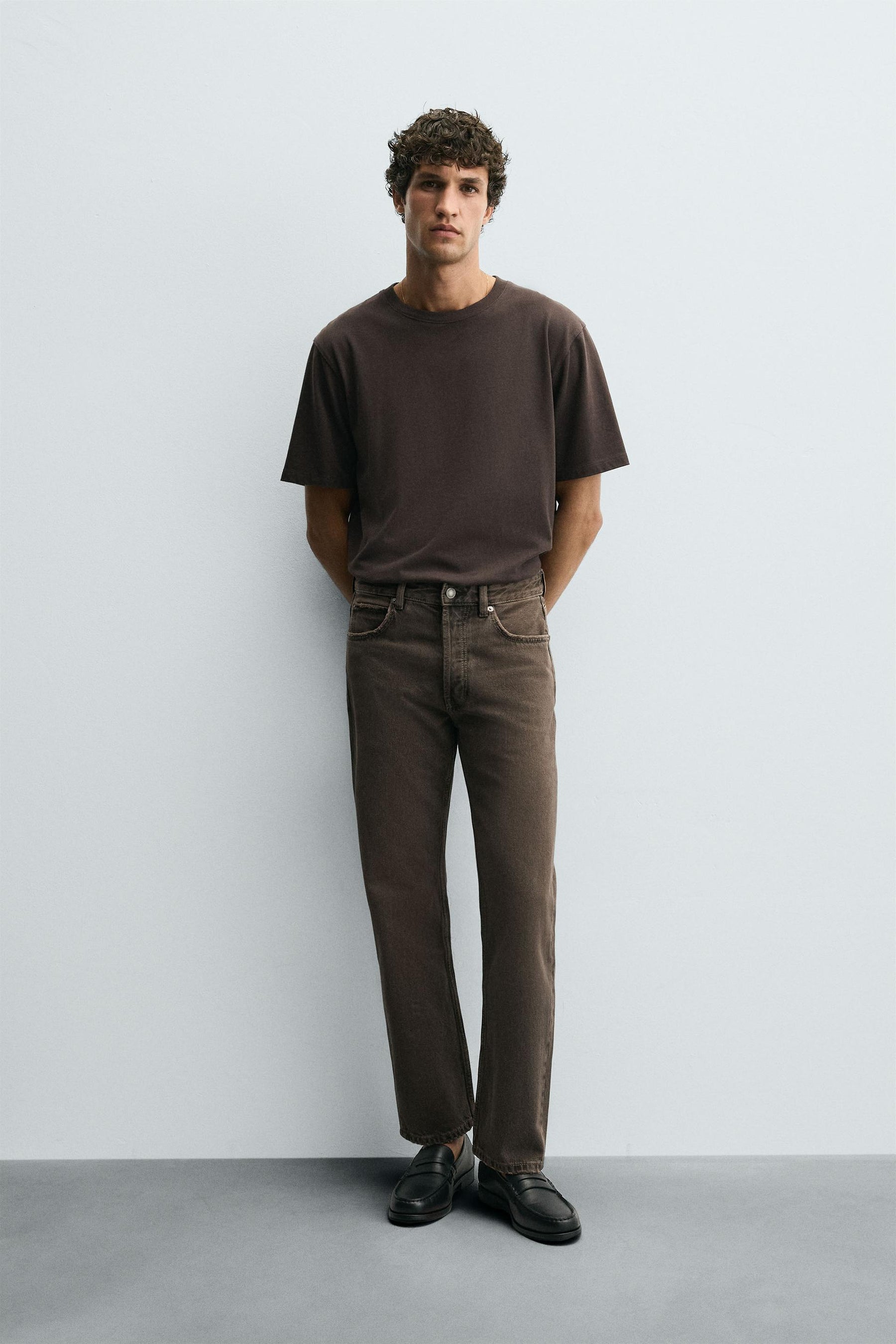 REGULAR STRAIGHT FIT JEANS - Image 1