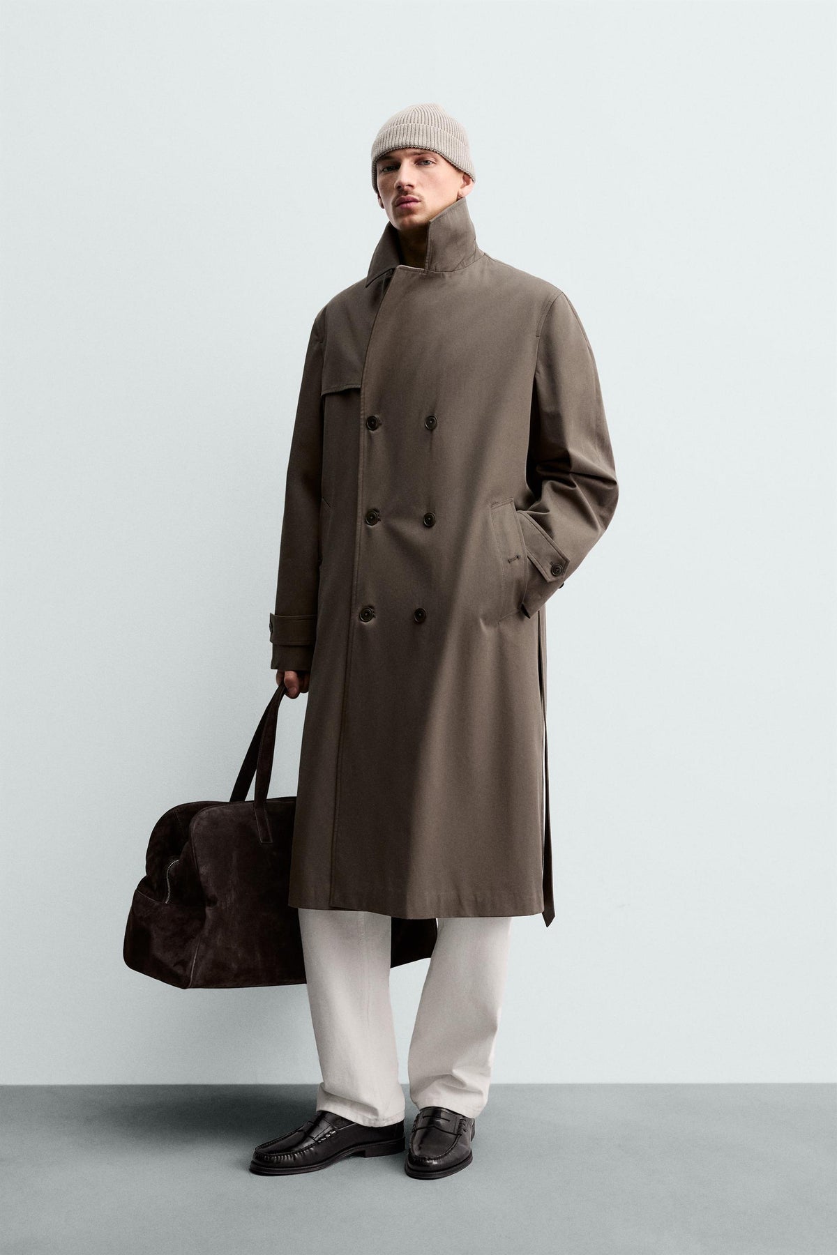 Water Repellent Trench Coat