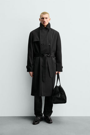 Water Repellent Trench Coat