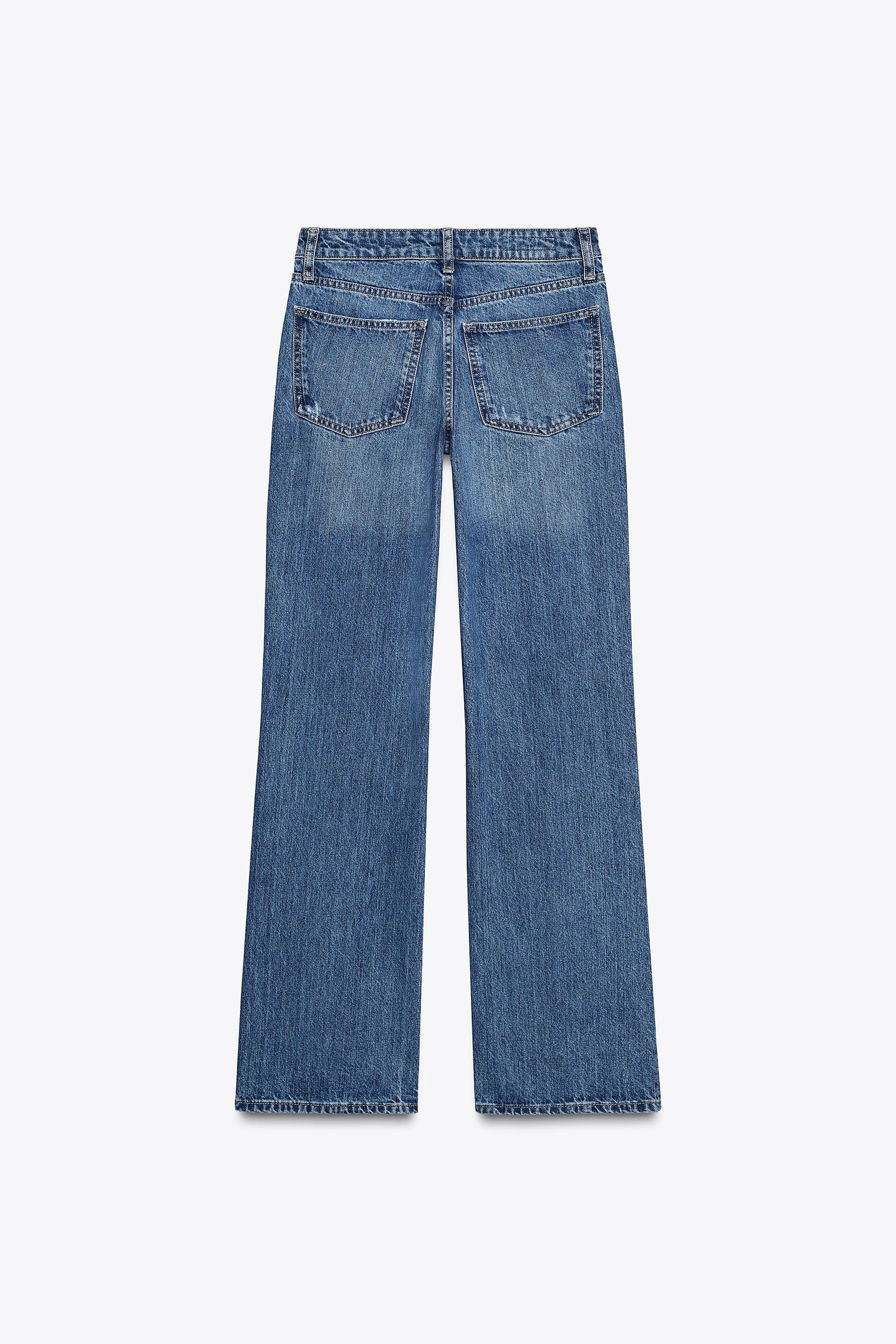 WIDE-LEG MID-WAIST JEANS