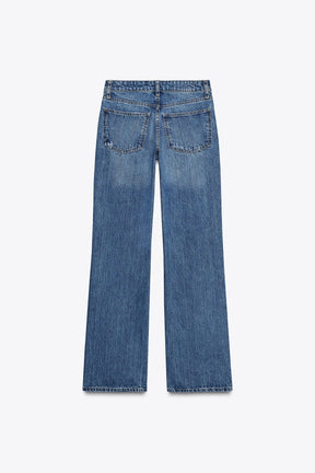 WIDE-LEG MID-WAIST JEANS