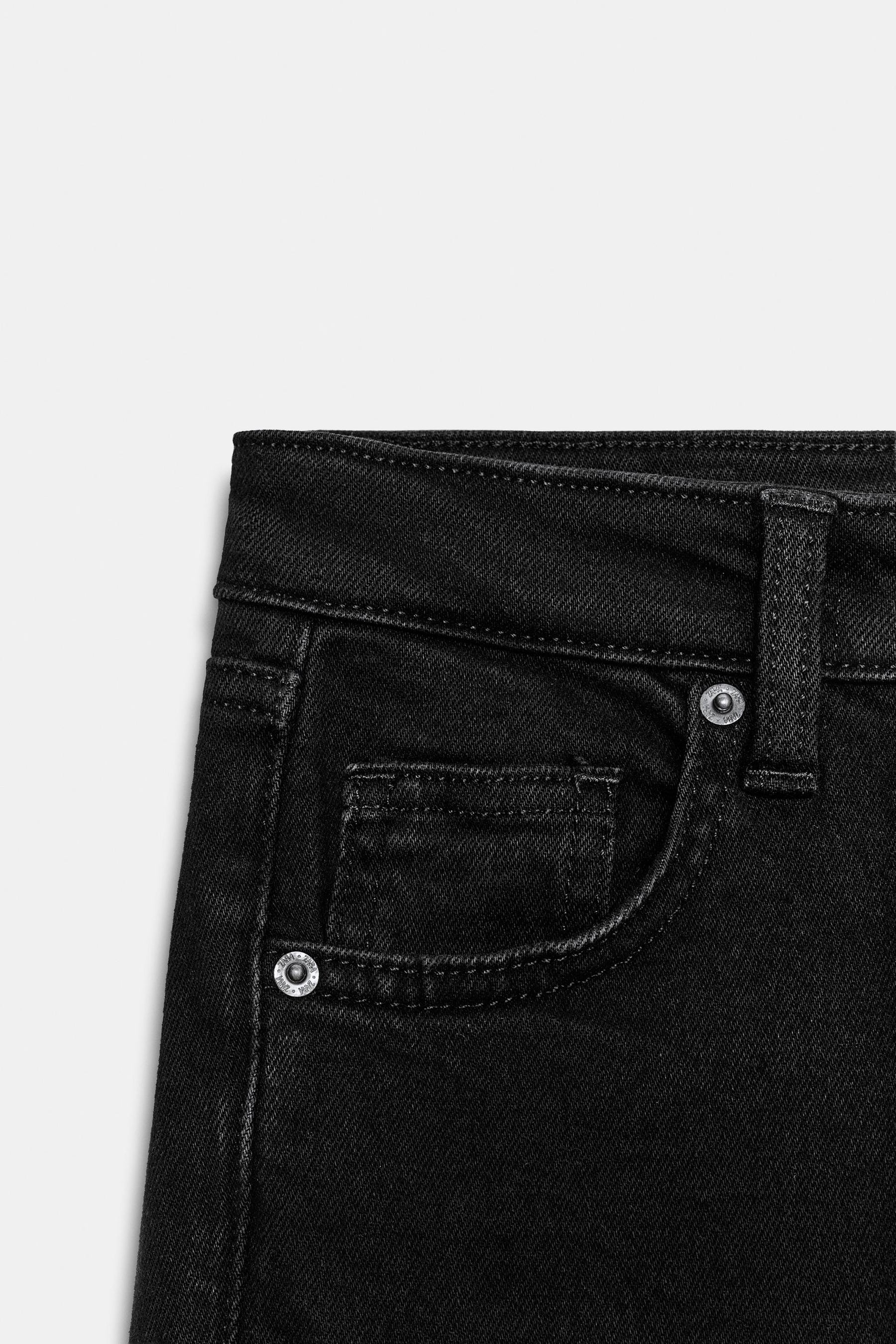 Cropped Flare High-Waist Jeans