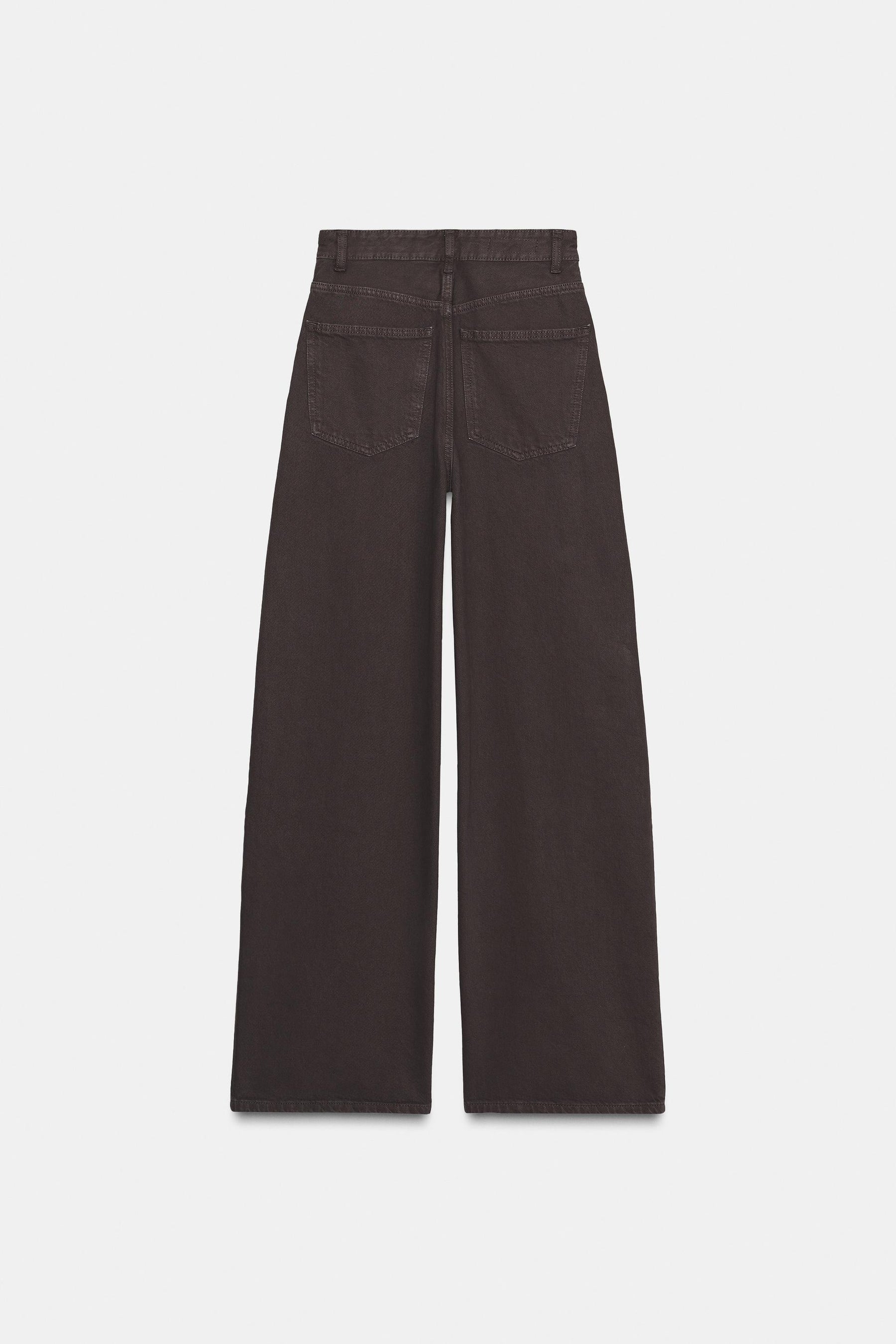 High-waist wide-leg jeans