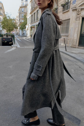 Belted Wool Coat