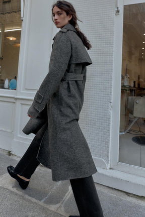 Belted Wool Coat