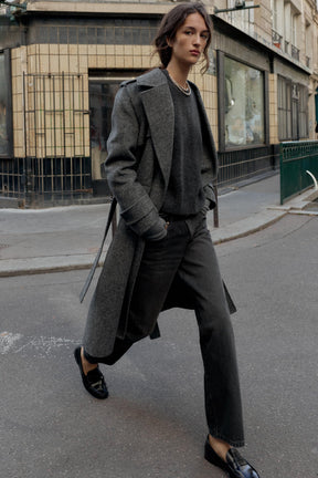 Belted Wool Coat