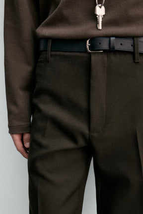 Wool Chino Trousers