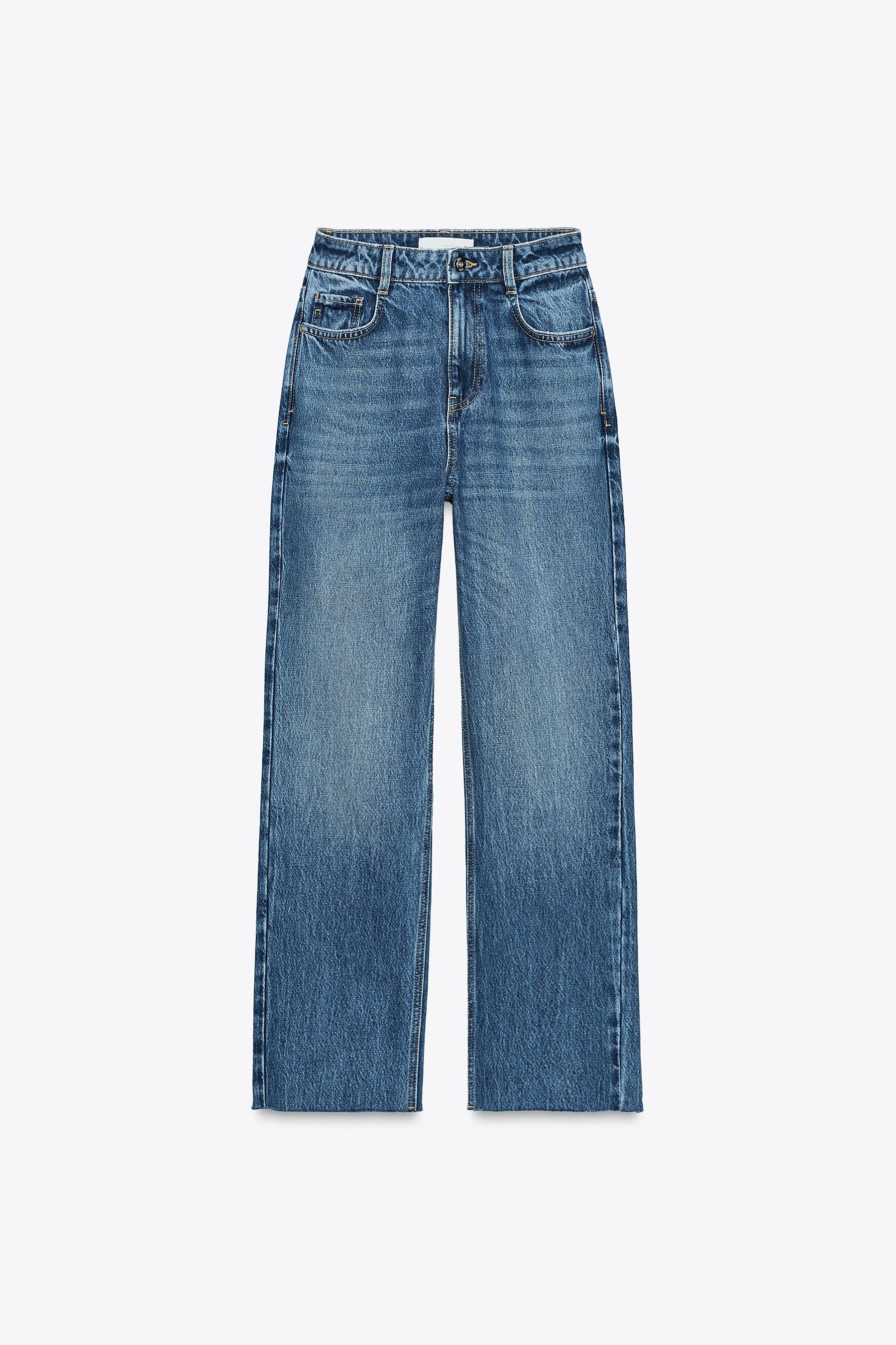 Straight Ankle High-Waist Jeans