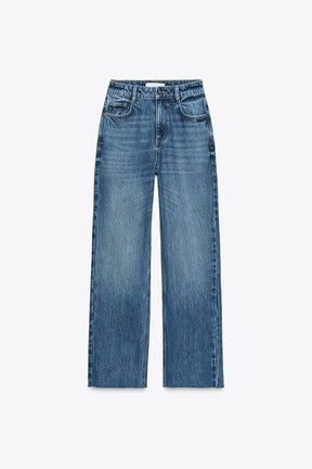 Straight Ankle High-Waist Jeans