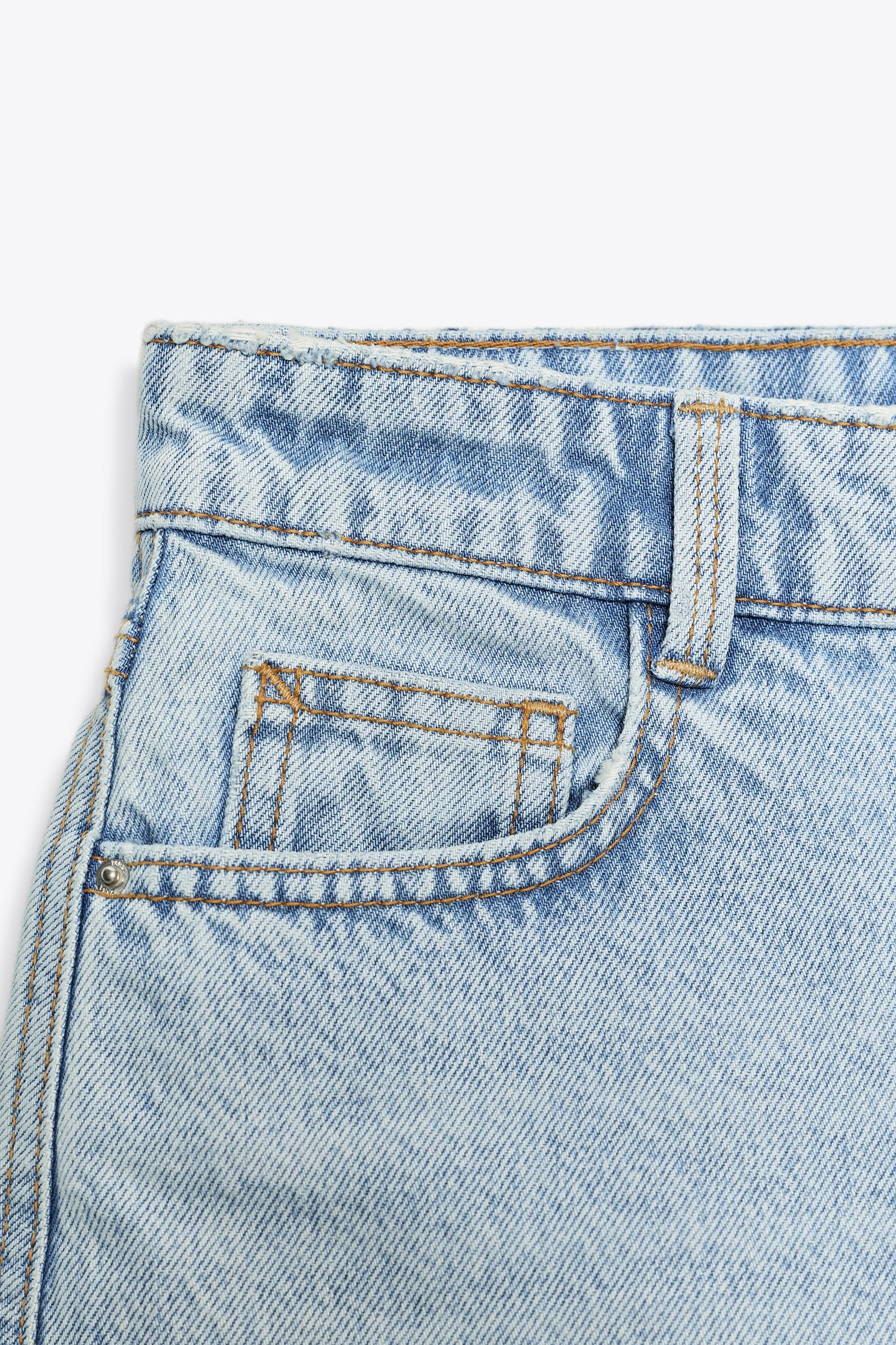 Mid-Waist Mom Fit Shorts