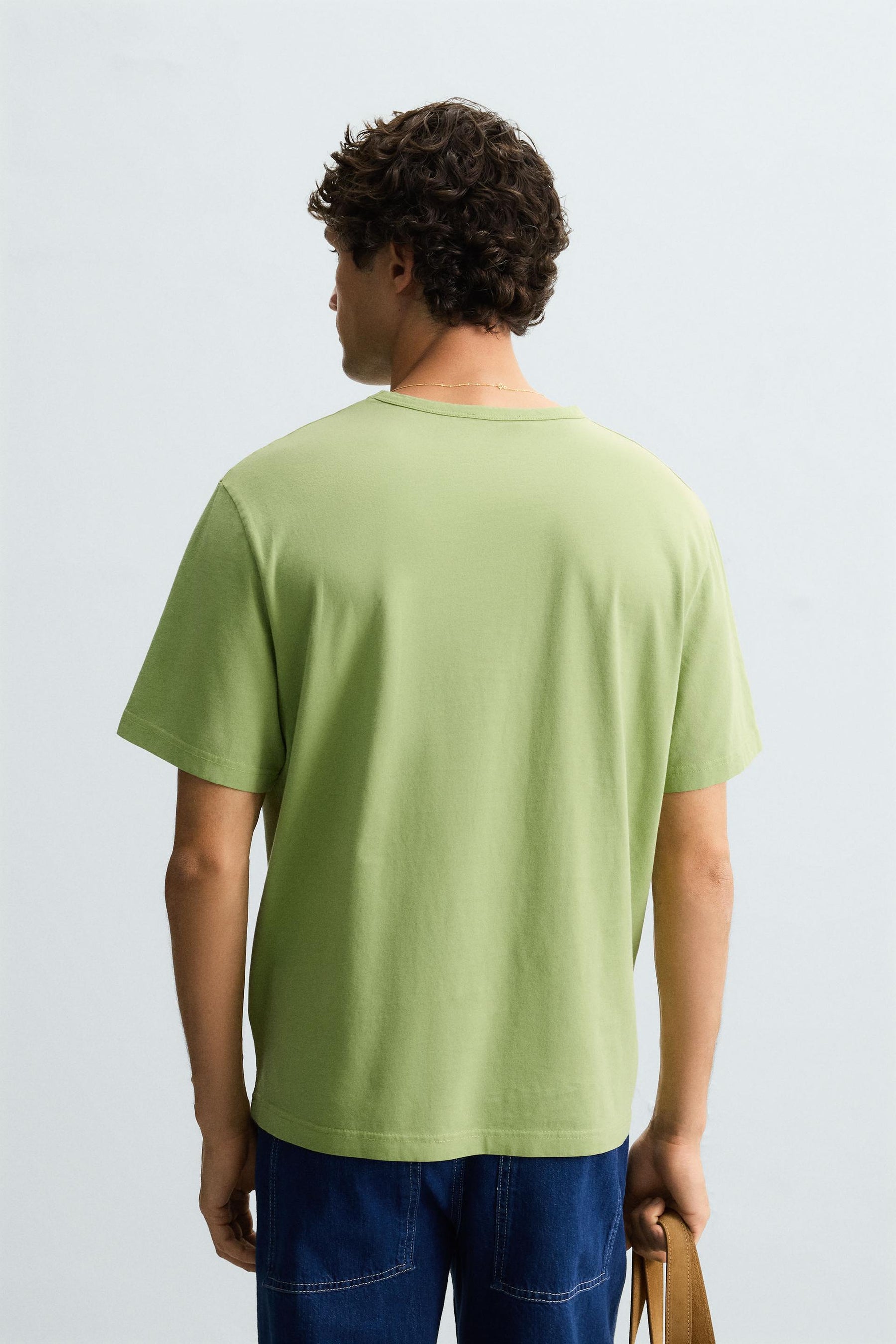 WASHED T-SHIRT WITH POCKET - Image 3