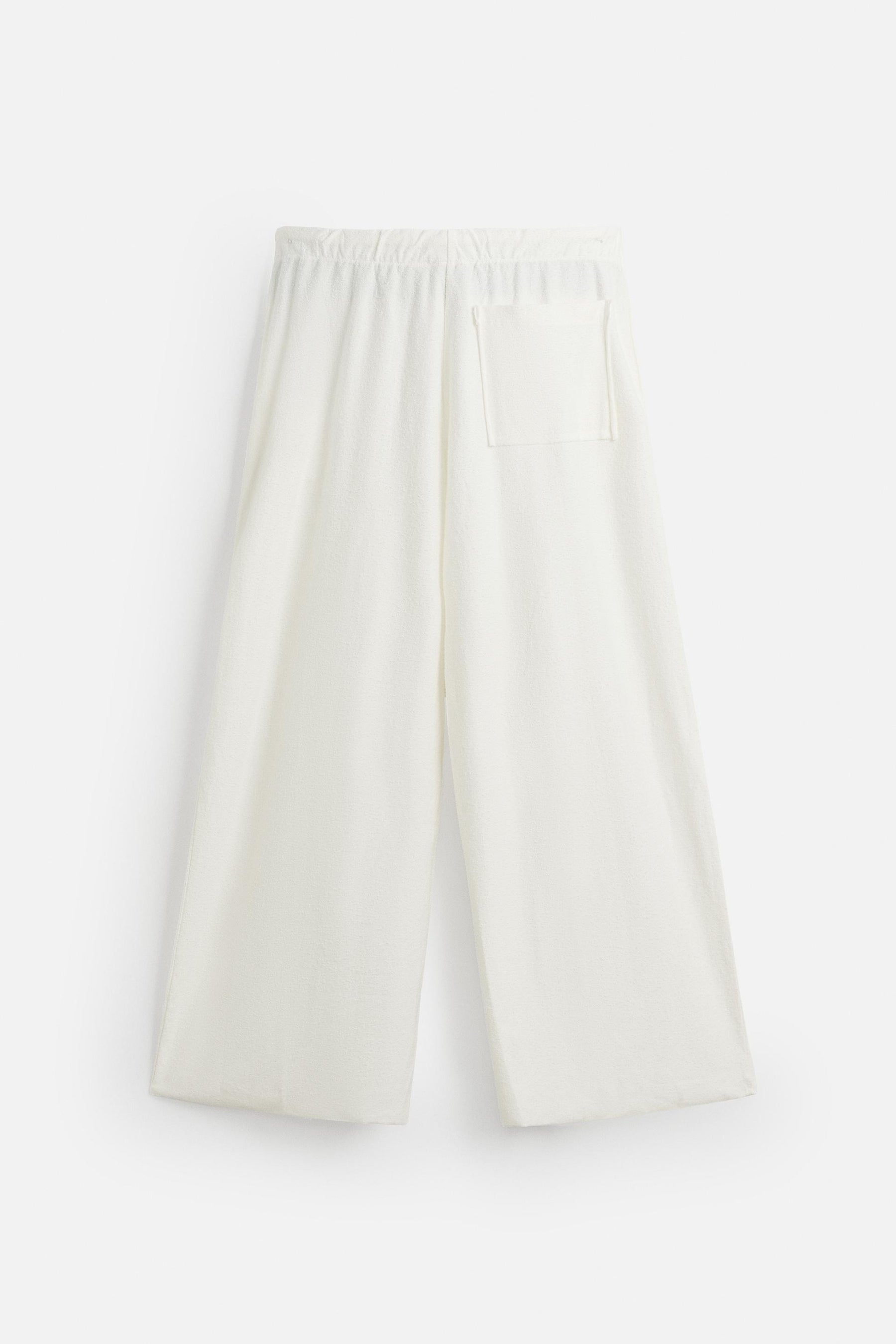 RELAXED FIT TEXTURED TROUSERS - Image 6