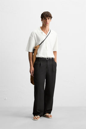 TEXTURED RELAXED FIT SHIRT - Image 1