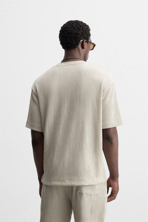 IRREGULAR TEXTURE T-SHIRT - Image 3