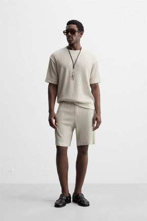 IRREGULAR TEXTURE T-SHIRT - Image 1