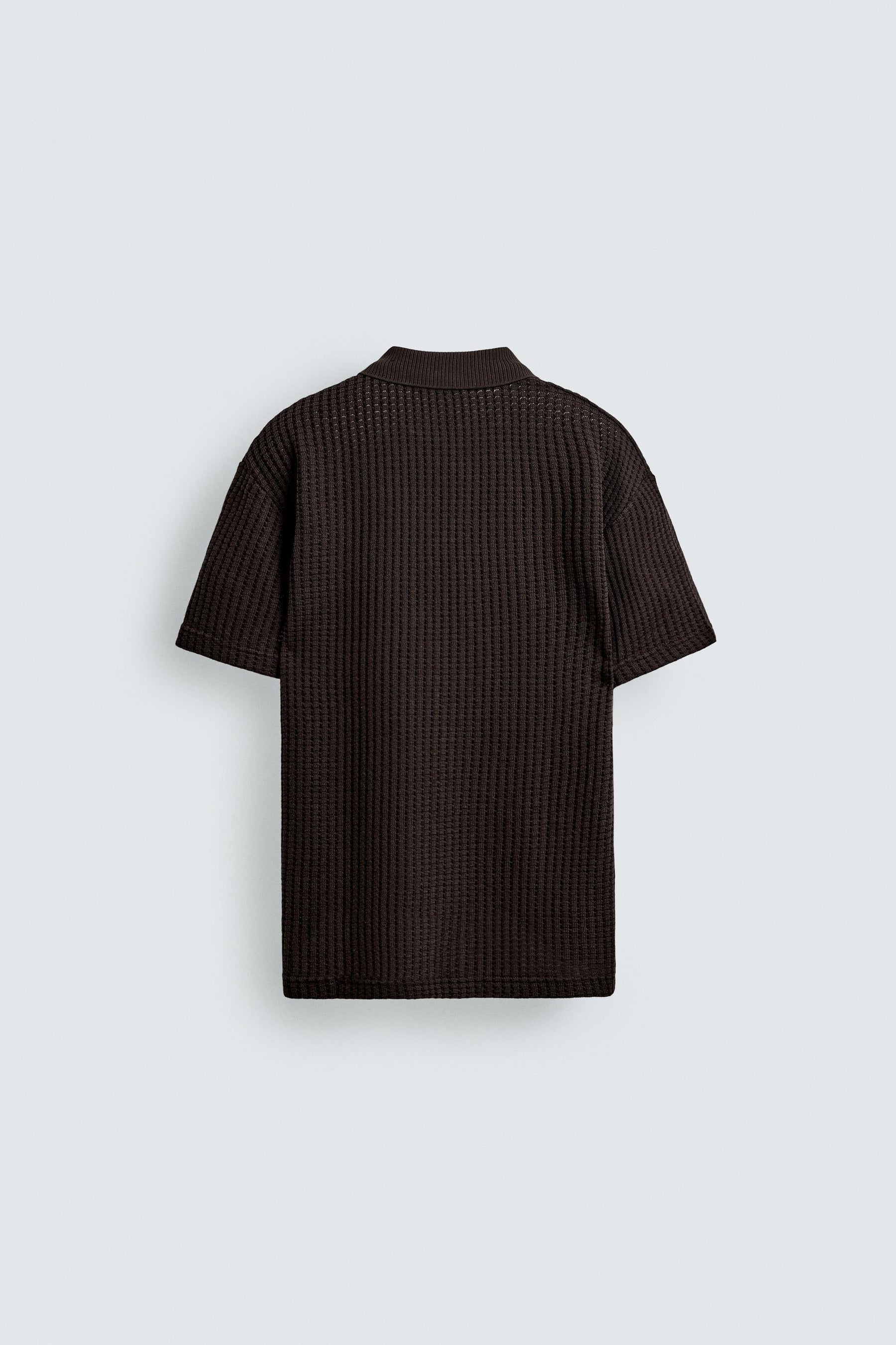 TEXTURED POLO SHIRT - Image 7