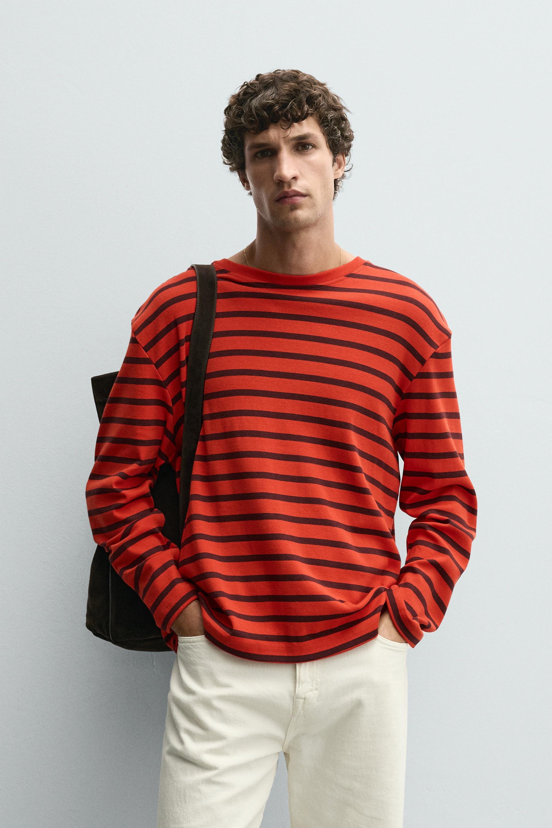 CONTRAST STRIPED T-SHIRT - Image 2