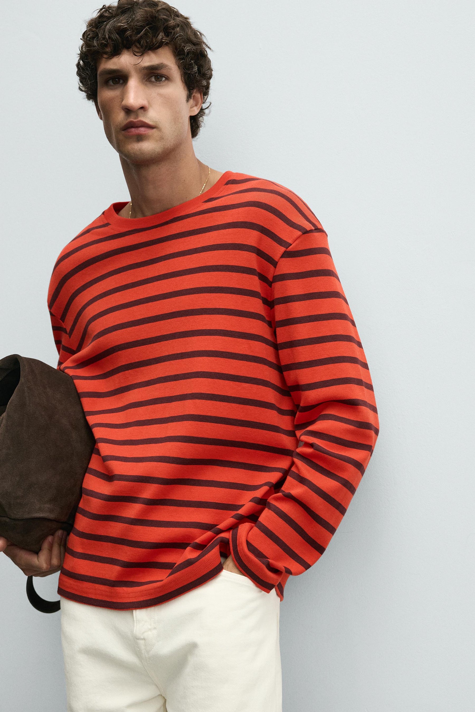 CONTRAST STRIPED T-SHIRT - Image 5