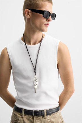 RIBBED TANK T-SHIRT - Image 5