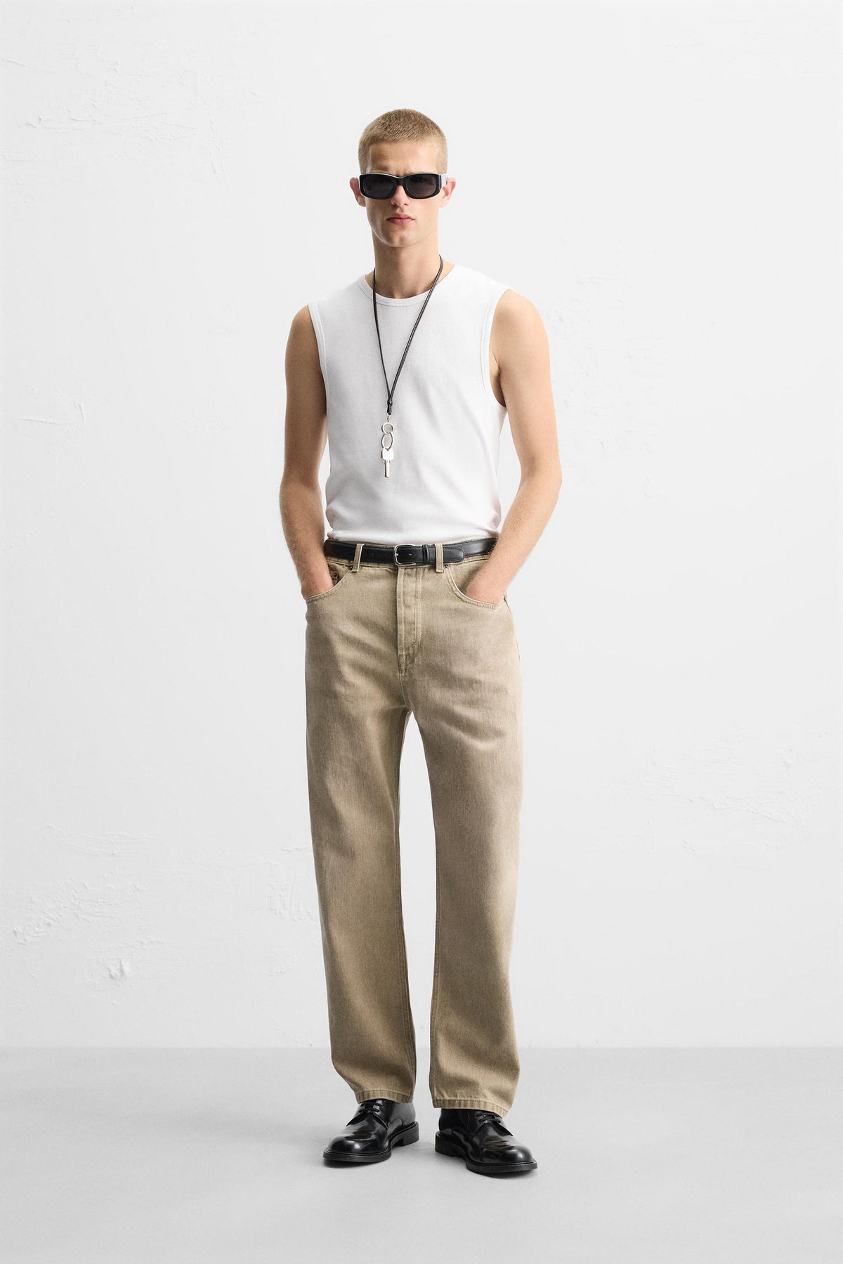 RIBBED TANK T-SHIRT - Image 1