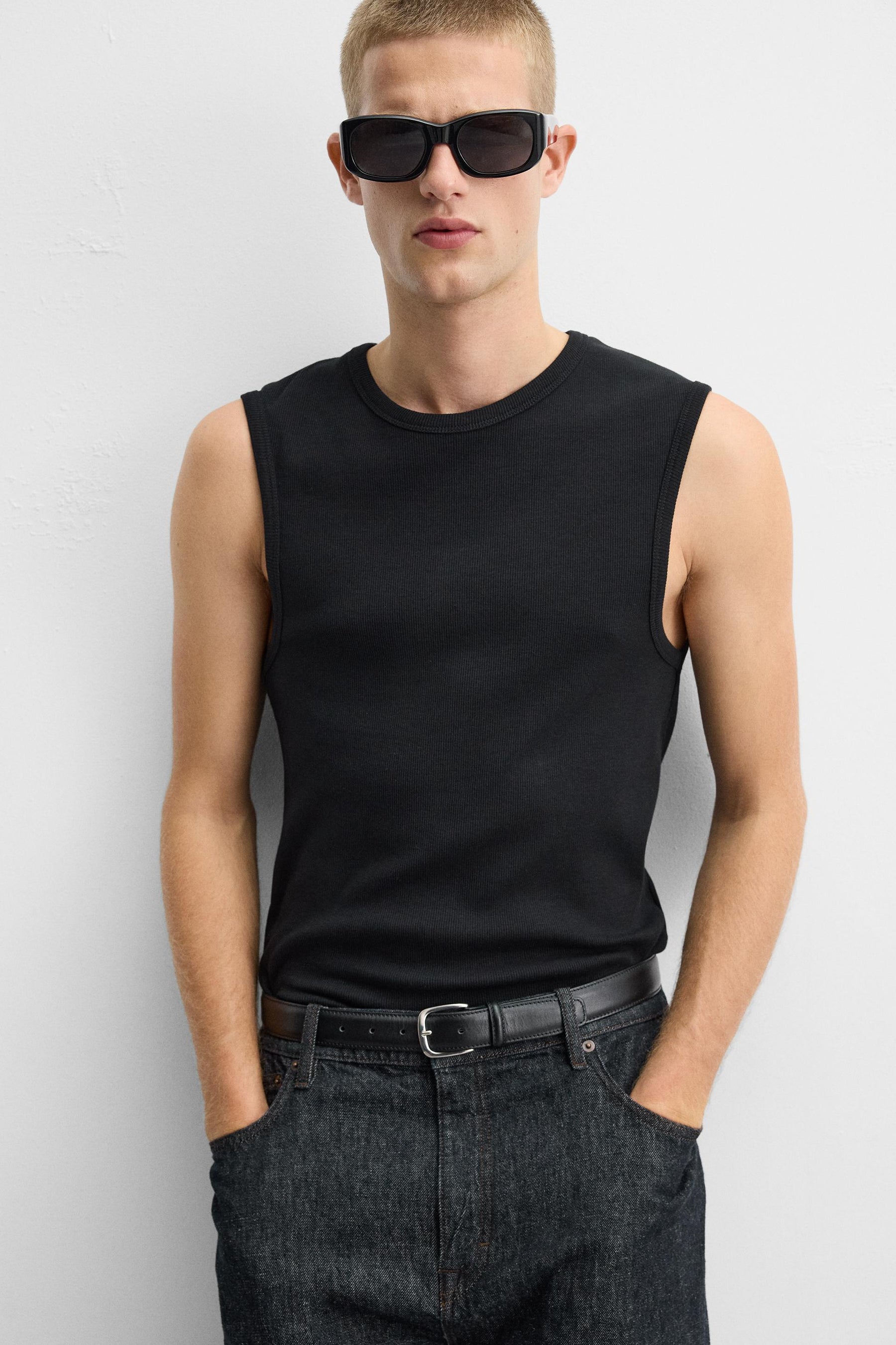 RIBBED TANK T-SHIRT - Image 5