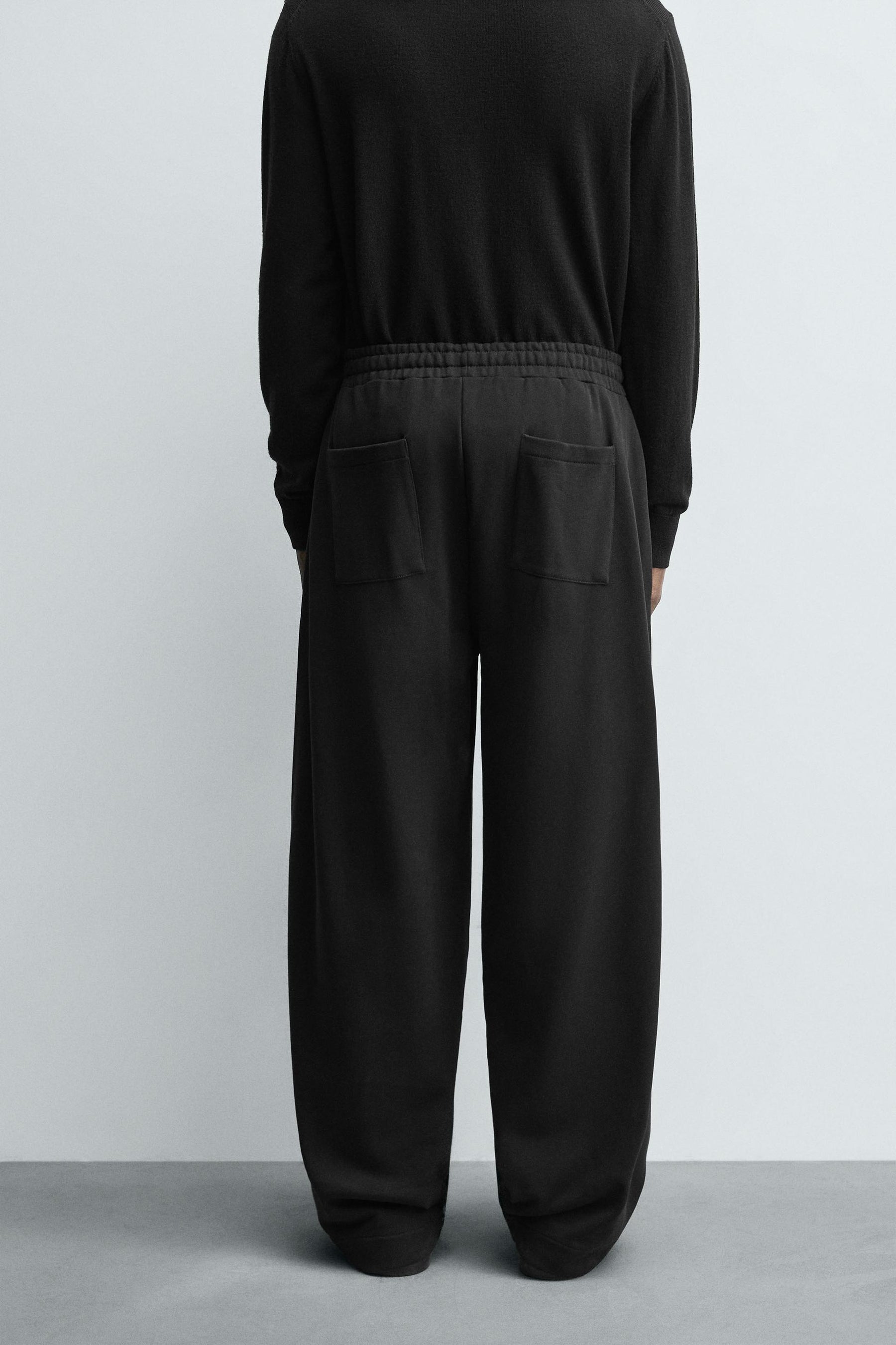 BALLOON TROUSERS WITH TWISTED SEAMS - Image 3