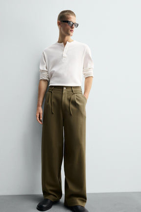 PLEATED DRAWSTRING TROUSERS - Image 5