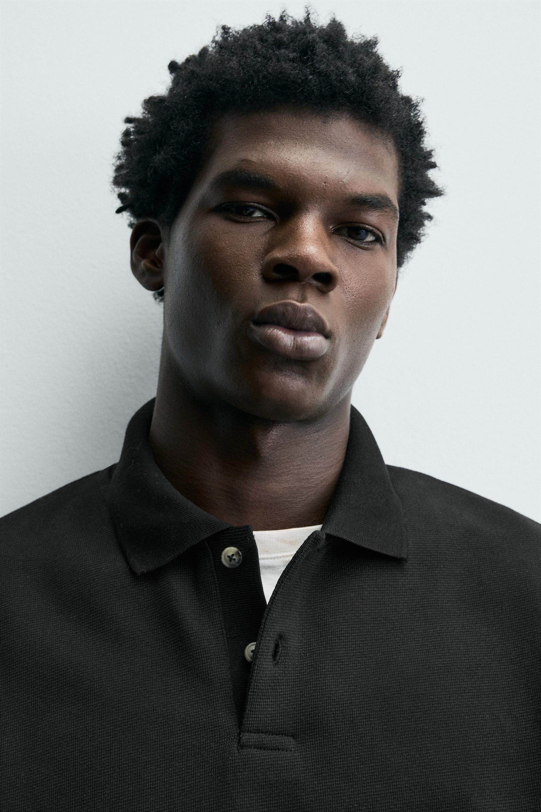 REGULAR FIT TEXTURED POLO SHIRT - Image 5