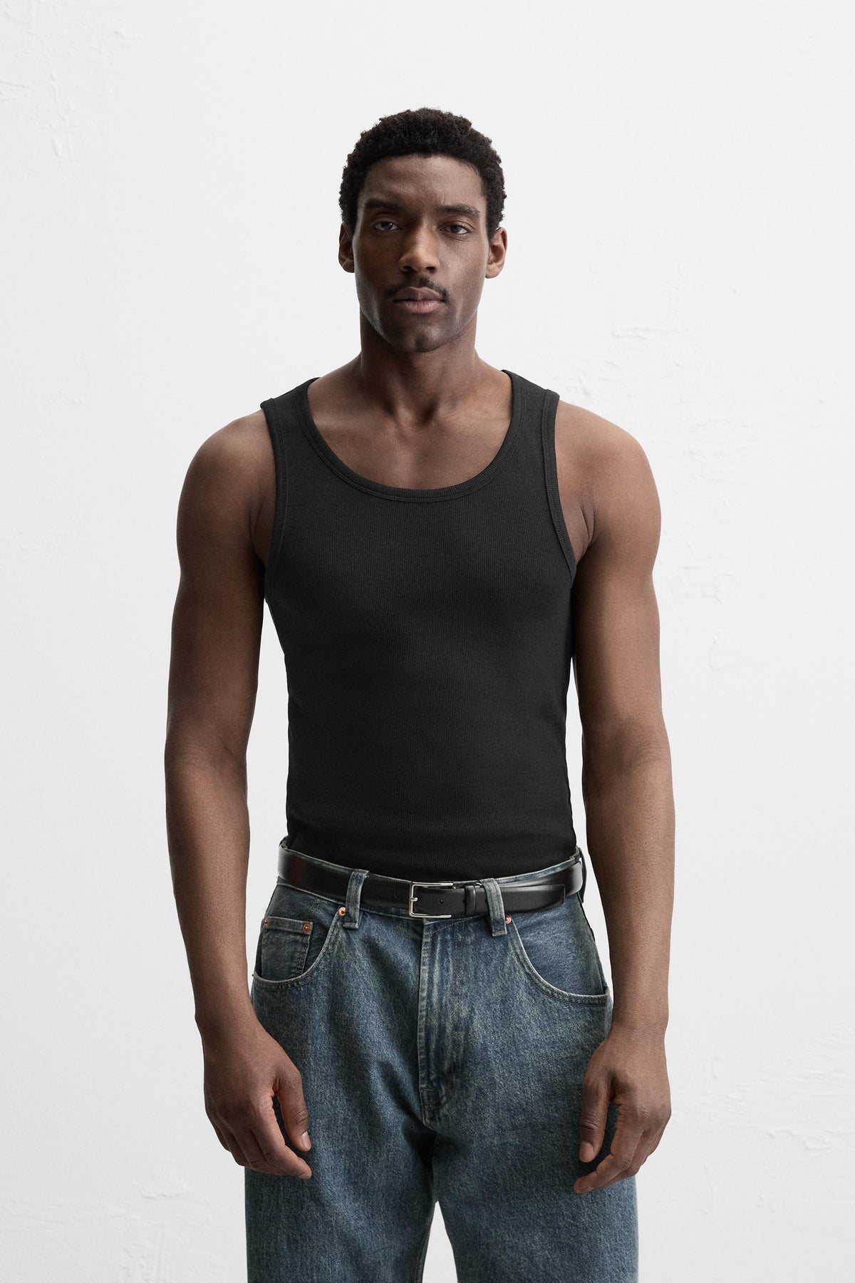BASIC RIBBED TANK TOP - Image 2