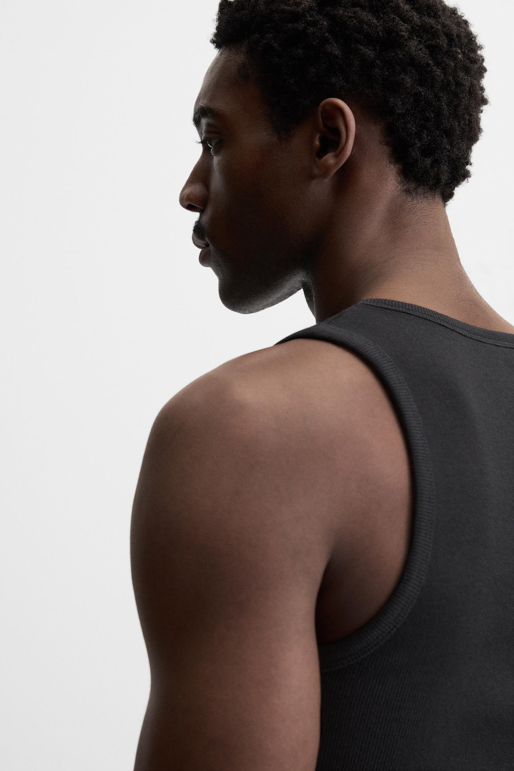 BASIC RIBBED TANK TOP - Image 5