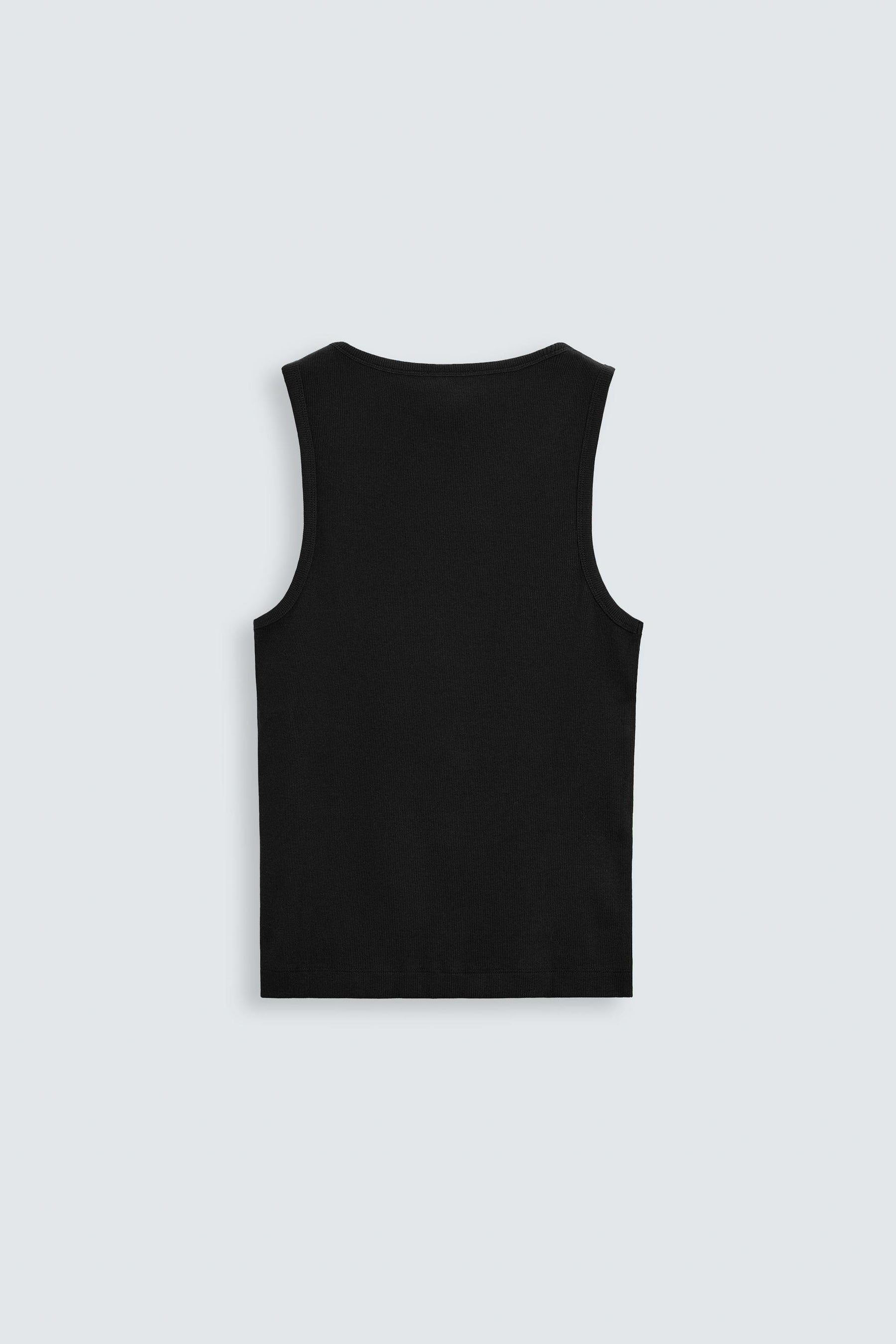 BASIC RIBBED TANK TOP - Image 7