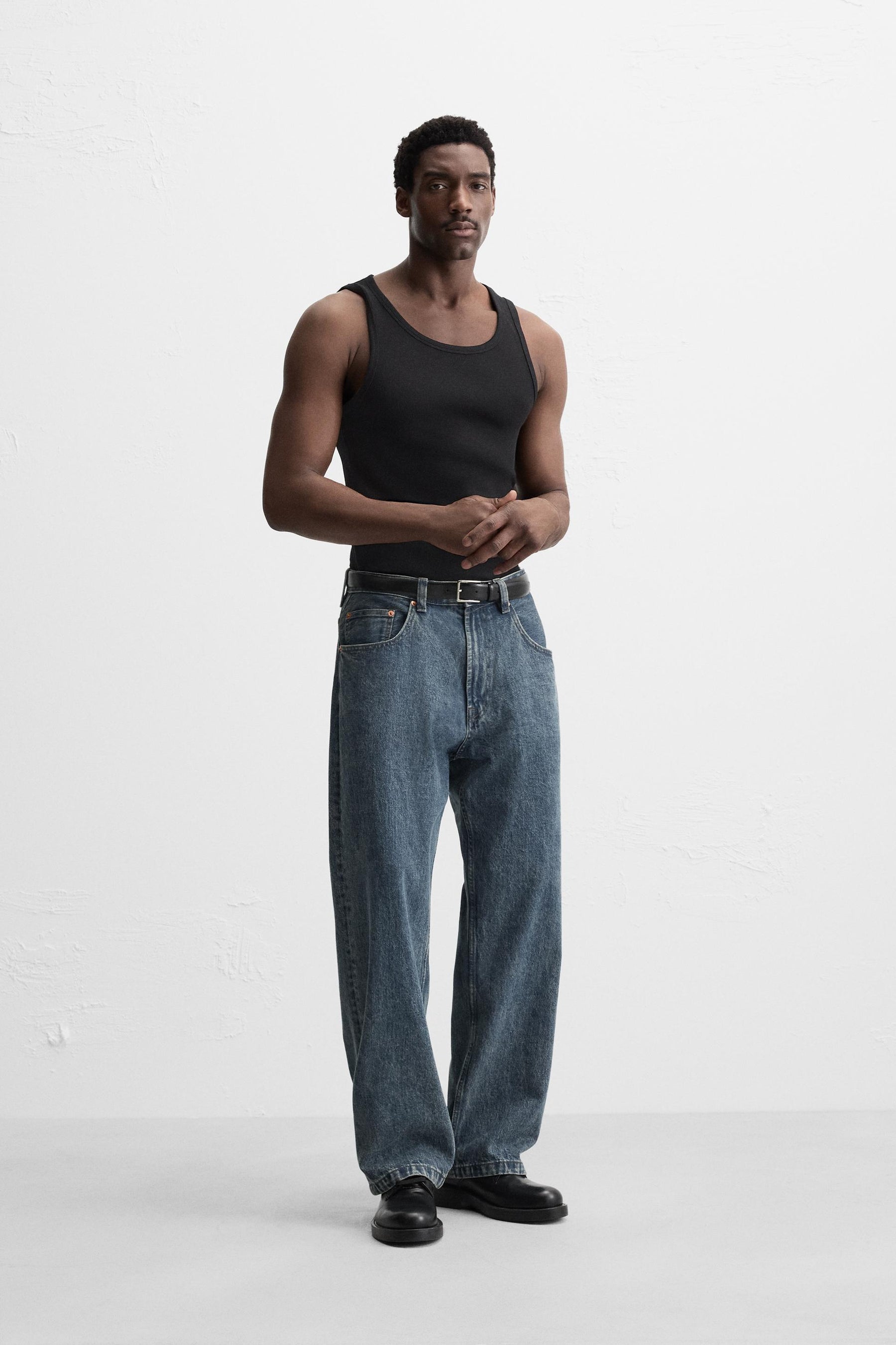 BASIC RIBBED TANK TOP - Image 1