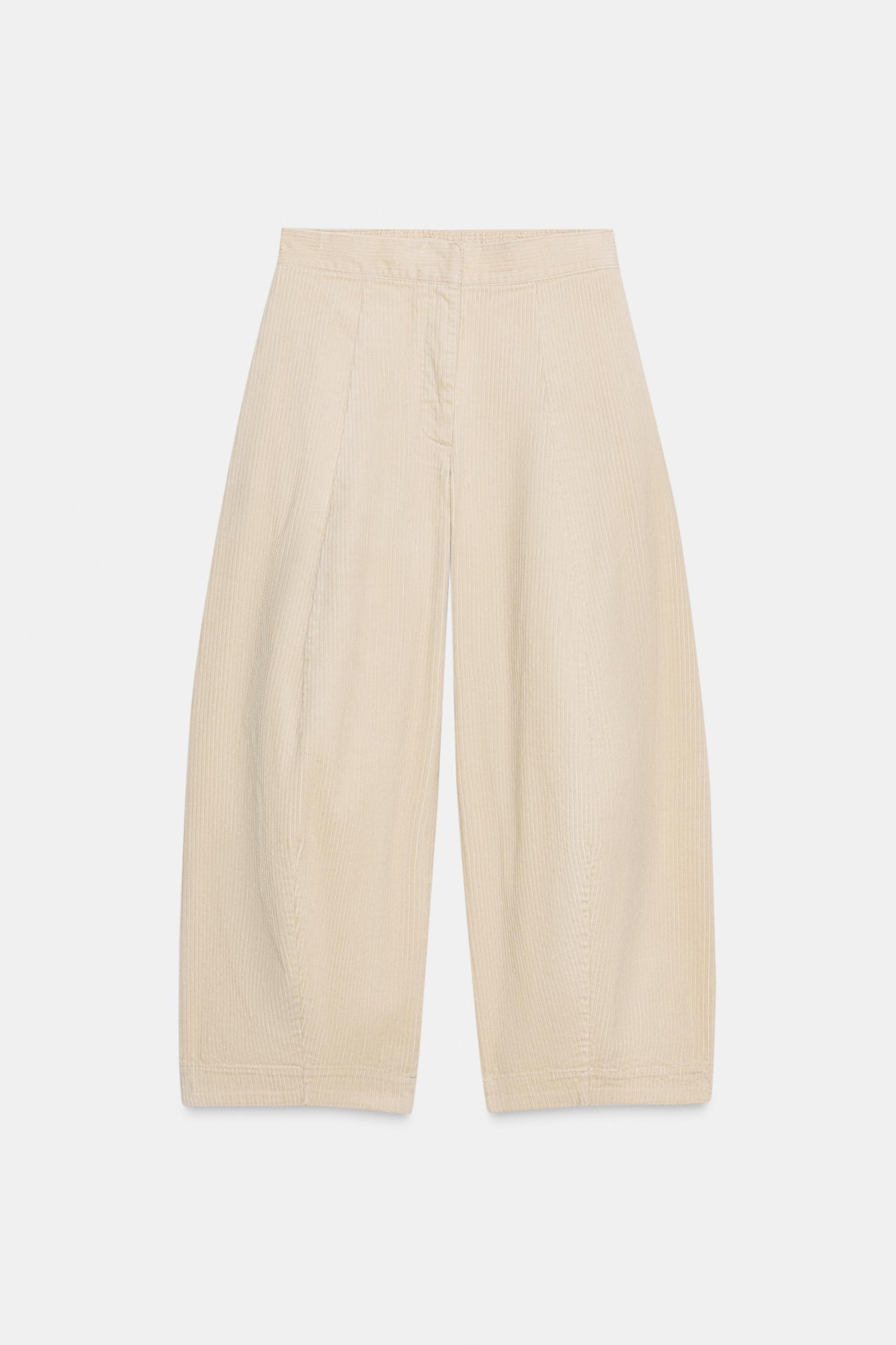 Barrel Corduroy Trousers
