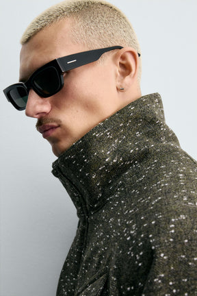 HERRINGBONE TEXTURED JACKET - Image 5