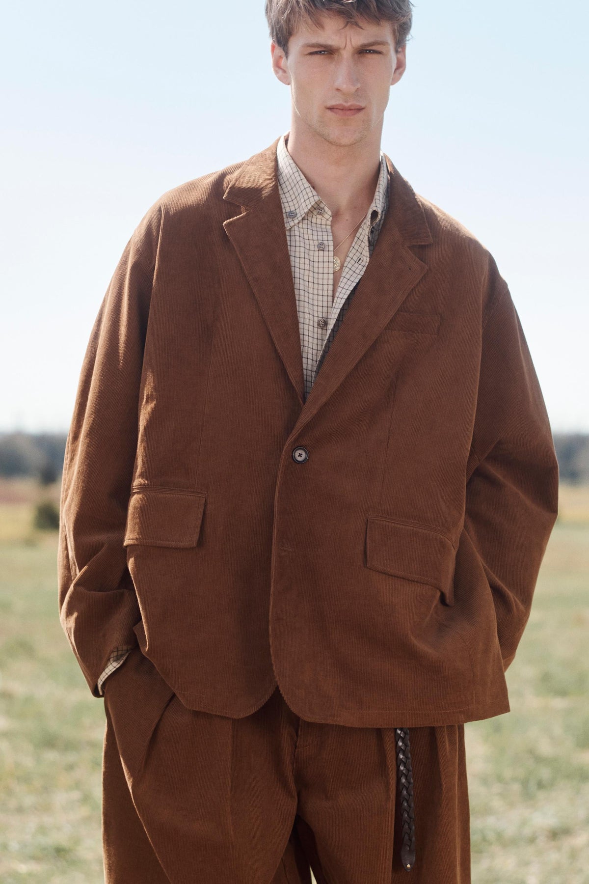 LIMITED EDITION RELAXED FIT CORDUROY SUIT BLAZER - Image 2