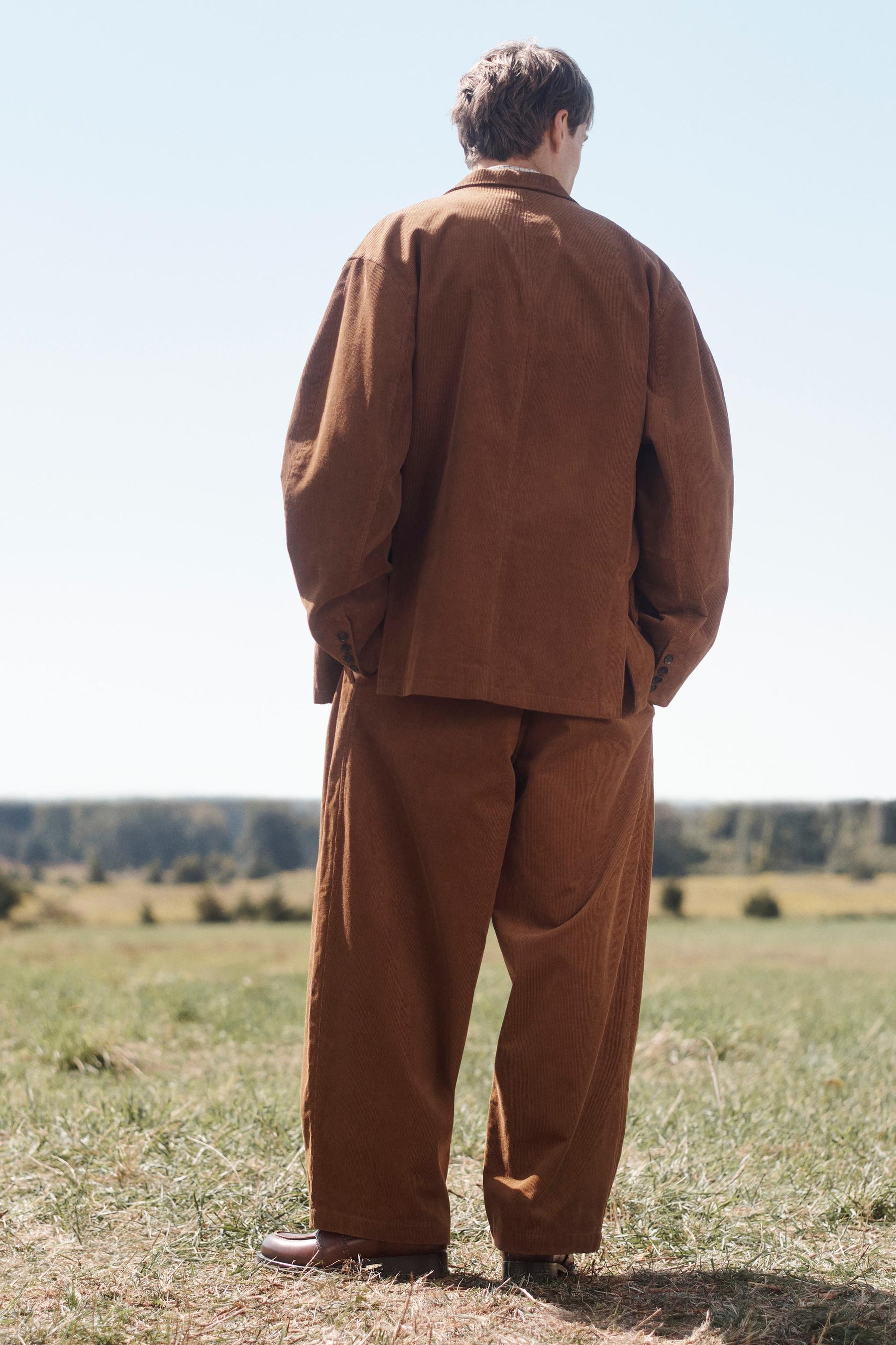 LIMITED EDITION RELAXED FIT CORDUROY SUIT BLAZER - Image 4