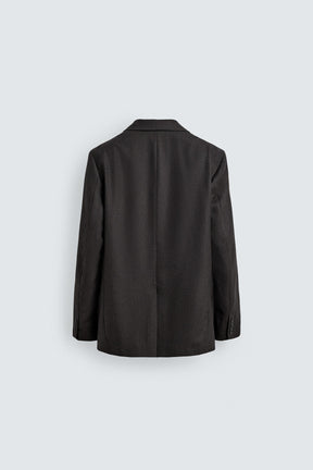 AARON LEVINE X DOUBLE-BREASTED WOOL SUIT BLAZER - Image 6