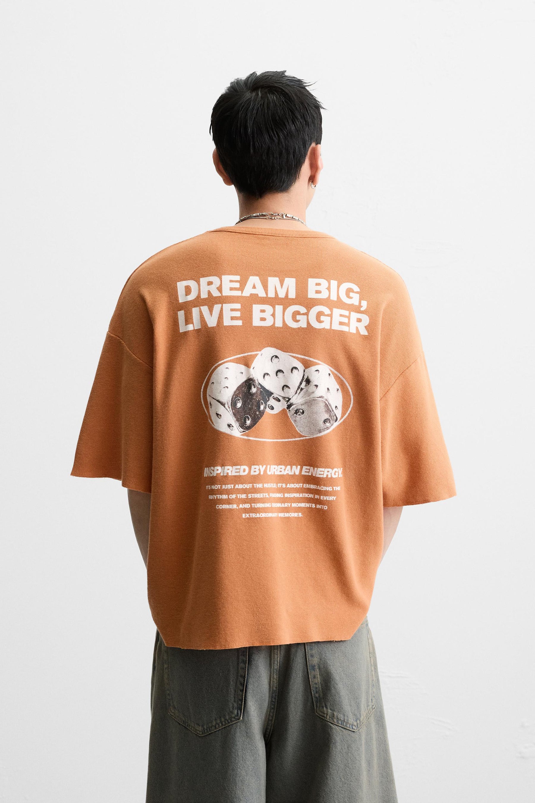 WASHED PRINTED KNIT T-SHIRT - Image 3