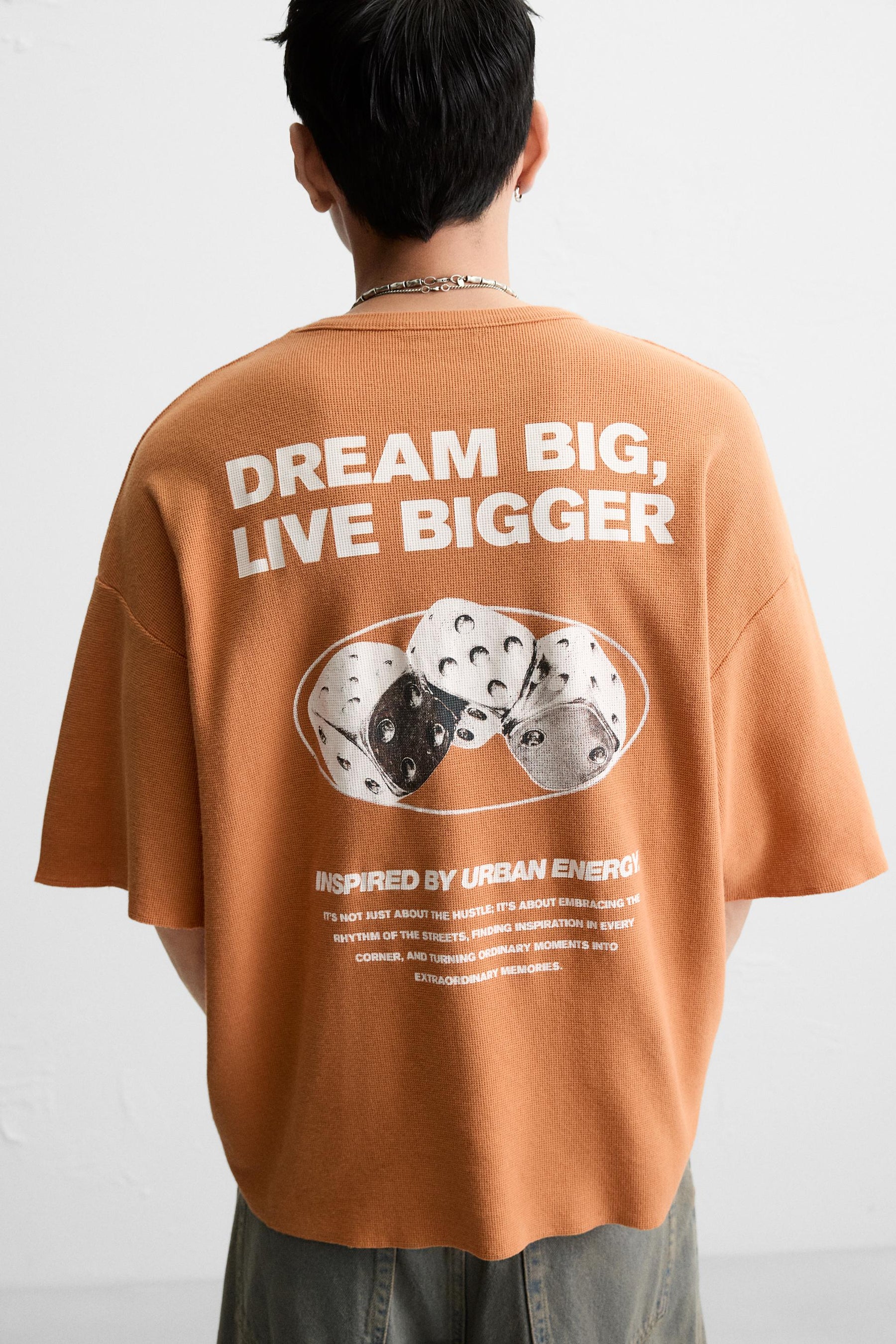 WASHED PRINTED KNIT T-SHIRT - Image 6