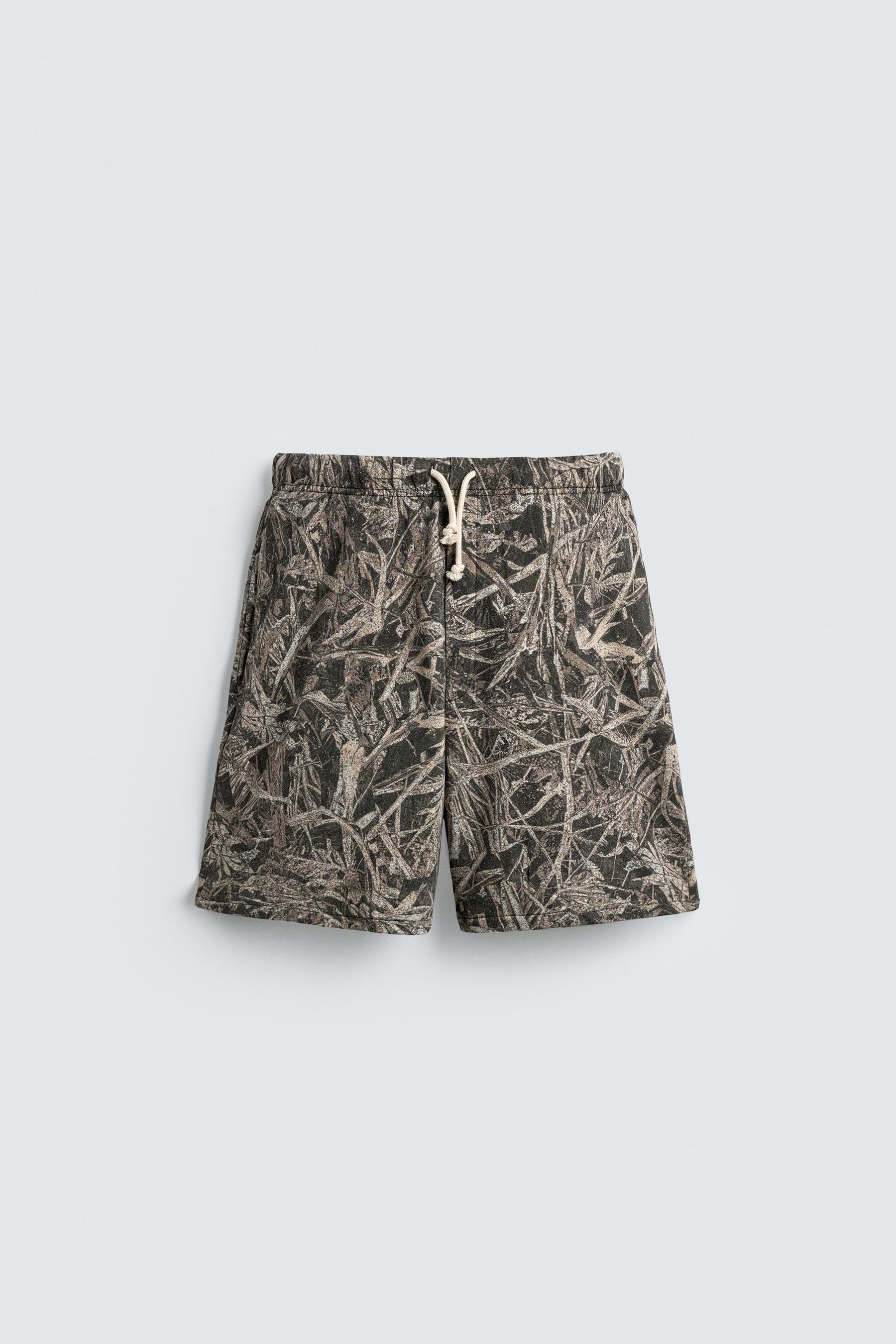 ABSTRACT PRINT BERMUDA SHORTS - Image 6