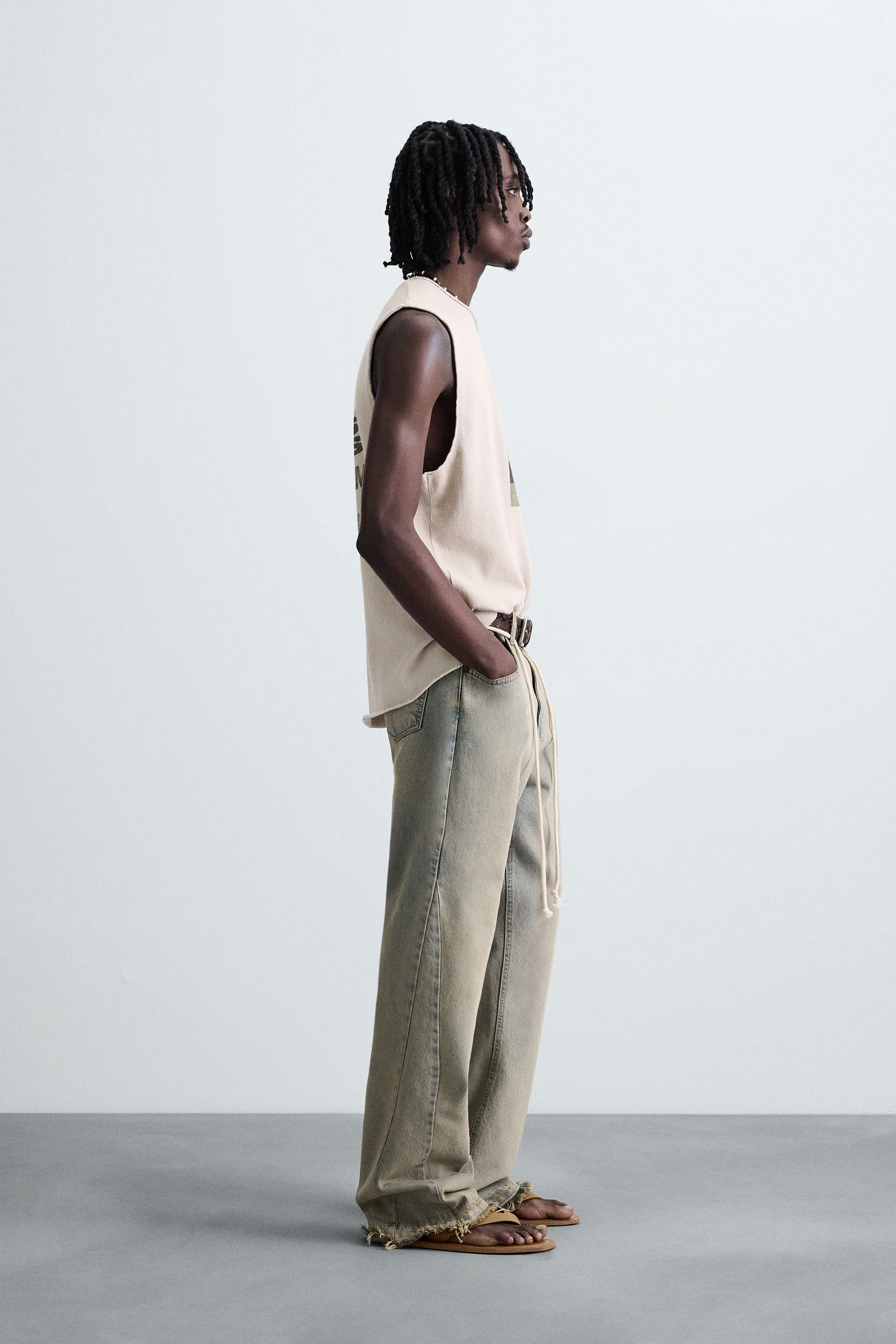 PRINTED KNIT TANK TOP - Image 4