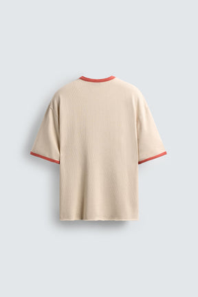 WASHED PRINTED KNIT T-SHIRT - Image 7
