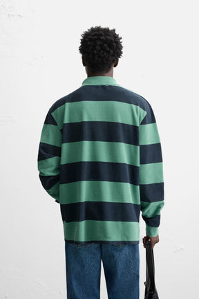 Striped Wash Polo