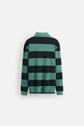 Striped Wash Polo