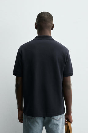 TEXTURED REGULAR FIT POLO SHIRT - Image 3