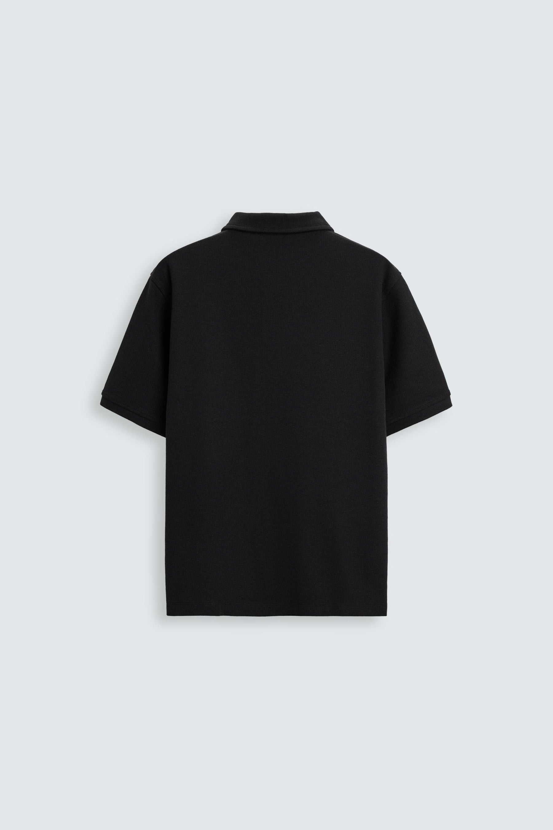 BASIC TEXTURED POLO SHIRT - Image 6