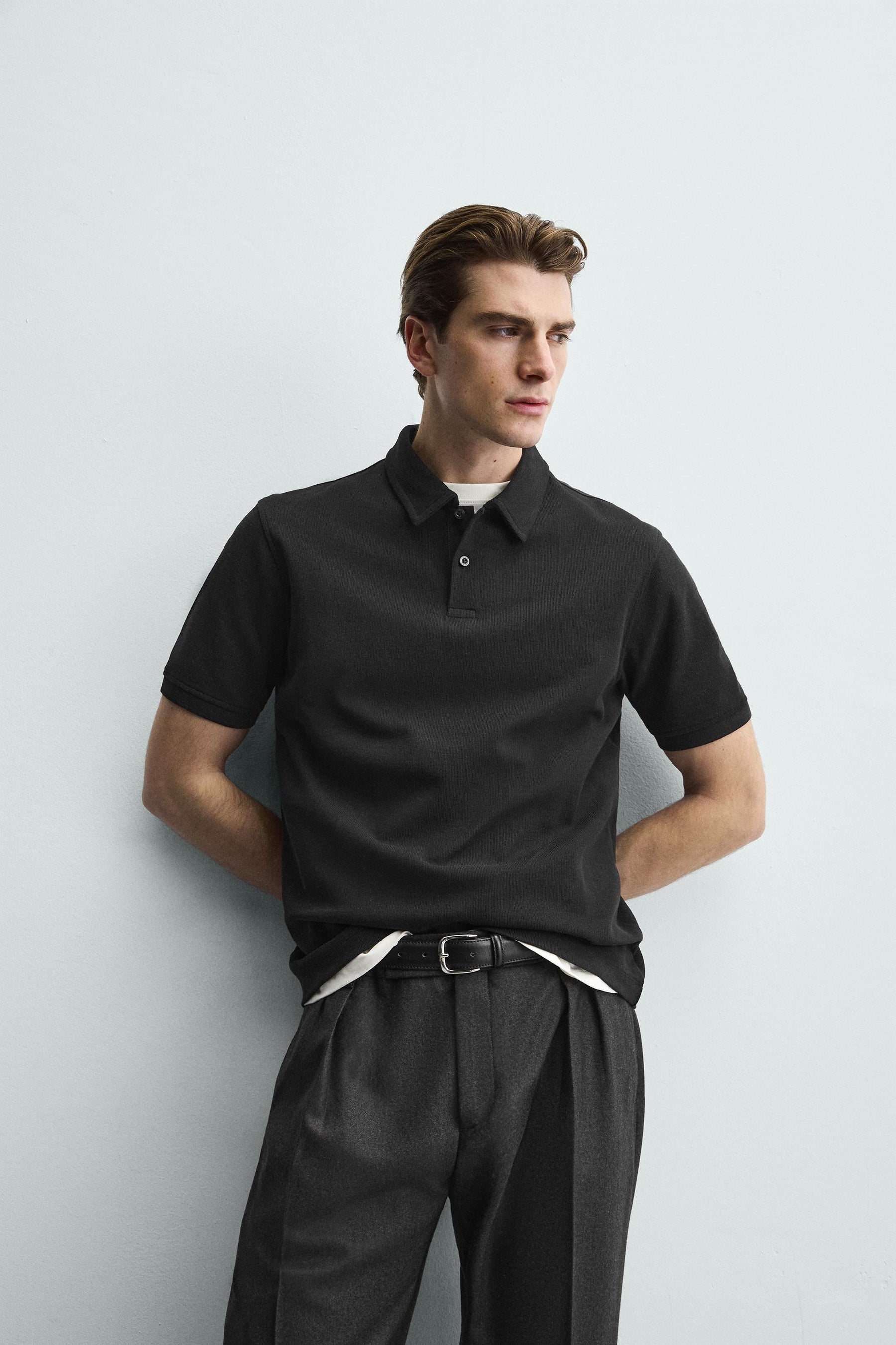 Textured Regular Polo