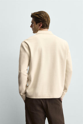 Striped Texture Polo