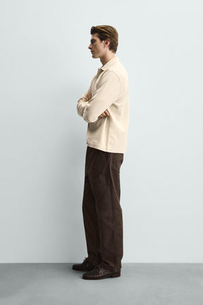 Striped Texture Polo