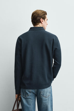 Striped Texture Polo